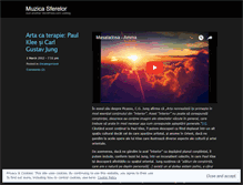 Tablet Screenshot of muzicasferelor.wordpress.com
