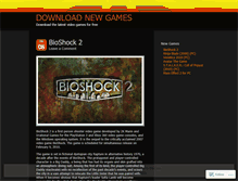 Tablet Screenshot of downloadnewgames.wordpress.com