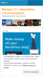 Mobile Screenshot of modem31neuvieme.wordpress.com