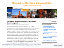 Tablet Screenshot of modem31neuvieme.wordpress.com