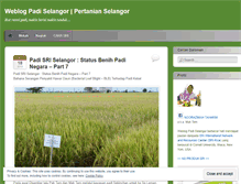 Tablet Screenshot of pertanianselangor.wordpress.com