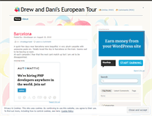 Tablet Screenshot of drewbiesan.wordpress.com