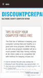Mobile Screenshot of discountpcrepair.wordpress.com