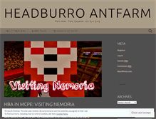 Tablet Screenshot of headburroantfarm.wordpress.com