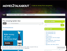 Tablet Screenshot of movies2talkabout.wordpress.com