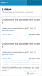 Mobile Screenshot of lifeink.wordpress.com