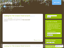 Tablet Screenshot of lifeink.wordpress.com