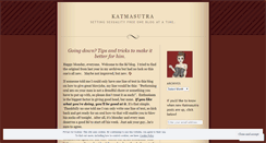 Desktop Screenshot of katmasutra.wordpress.com