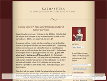 Tablet Screenshot of katmasutra.wordpress.com