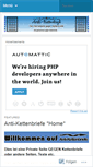 Mobile Screenshot of antikettenbriefe.wordpress.com