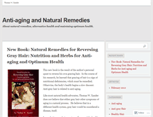 Tablet Screenshot of antiagingandnaturalremedies.wordpress.com