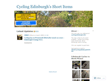 Tablet Screenshot of cyclingedinburghshorts.wordpress.com