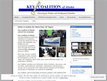 Tablet Screenshot of keycoalitionofalaska.wordpress.com
