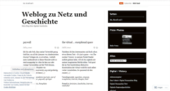 Desktop Screenshot of netzgeschichte.wordpress.com