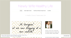 Desktop Screenshot of newlywifehealthylife.wordpress.com
