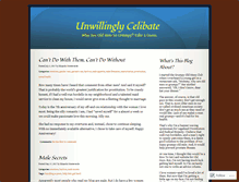 Tablet Screenshot of celibateguys.wordpress.com