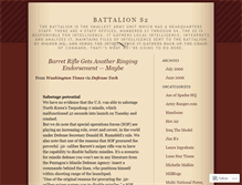 Tablet Screenshot of battalions2.wordpress.com