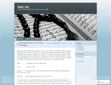 Tablet Screenshot of mpacnyc.wordpress.com