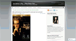 Desktop Screenshot of anadviceaday.wordpress.com