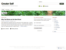 Tablet Screenshot of greaterself.wordpress.com
