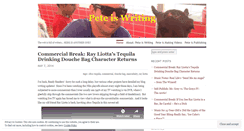Desktop Screenshot of peteiswriting.wordpress.com