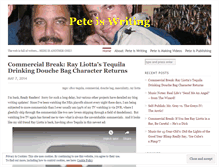 Tablet Screenshot of peteiswriting.wordpress.com
