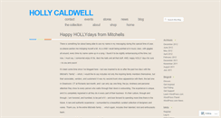 Desktop Screenshot of hollycaldwelltm.wordpress.com