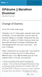 Mobile Screenshot of gpdrums.wordpress.com