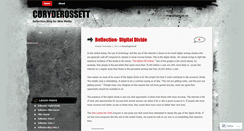 Desktop Screenshot of cderossettnewmedia.wordpress.com