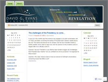 Tablet Screenshot of davidgevansministries.wordpress.com