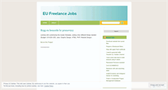 Desktop Screenshot of eufreelance.wordpress.com