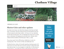 Tablet Screenshot of chathamvillagecondo.wordpress.com