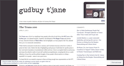 Desktop Screenshot of gudbuytjane.wordpress.com