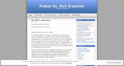 Desktop Screenshot of dickdreschler.wordpress.com