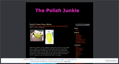 Desktop Screenshot of polishjunkie.wordpress.com