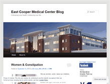 Tablet Screenshot of eastcoopermed.wordpress.com