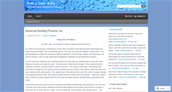 Desktop Screenshot of deflectdraindry.wordpress.com