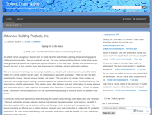 Tablet Screenshot of deflectdraindry.wordpress.com