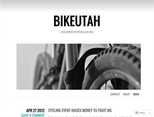 Tablet Screenshot of bikeutah.wordpress.com