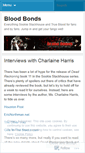 Mobile Screenshot of bloodbonds.wordpress.com
