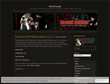 Tablet Screenshot of bloodbonds.wordpress.com