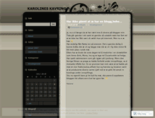 Tablet Screenshot of karolinefine.wordpress.com