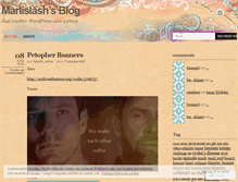 Tablet Screenshot of marlislash.wordpress.com