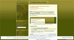 Desktop Screenshot of gartenpflanzen.wordpress.com