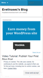 Mobile Screenshot of evelinasec.wordpress.com