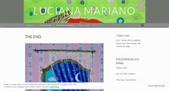 Desktop Screenshot of lucianamariano.wordpress.com