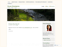 Tablet Screenshot of elisestephens.wordpress.com