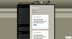 Desktop Screenshot of berselimut.wordpress.com