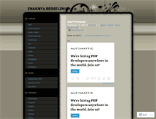 Tablet Screenshot of berselimut.wordpress.com