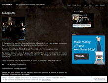 Tablet Screenshot of elespiante.wordpress.com